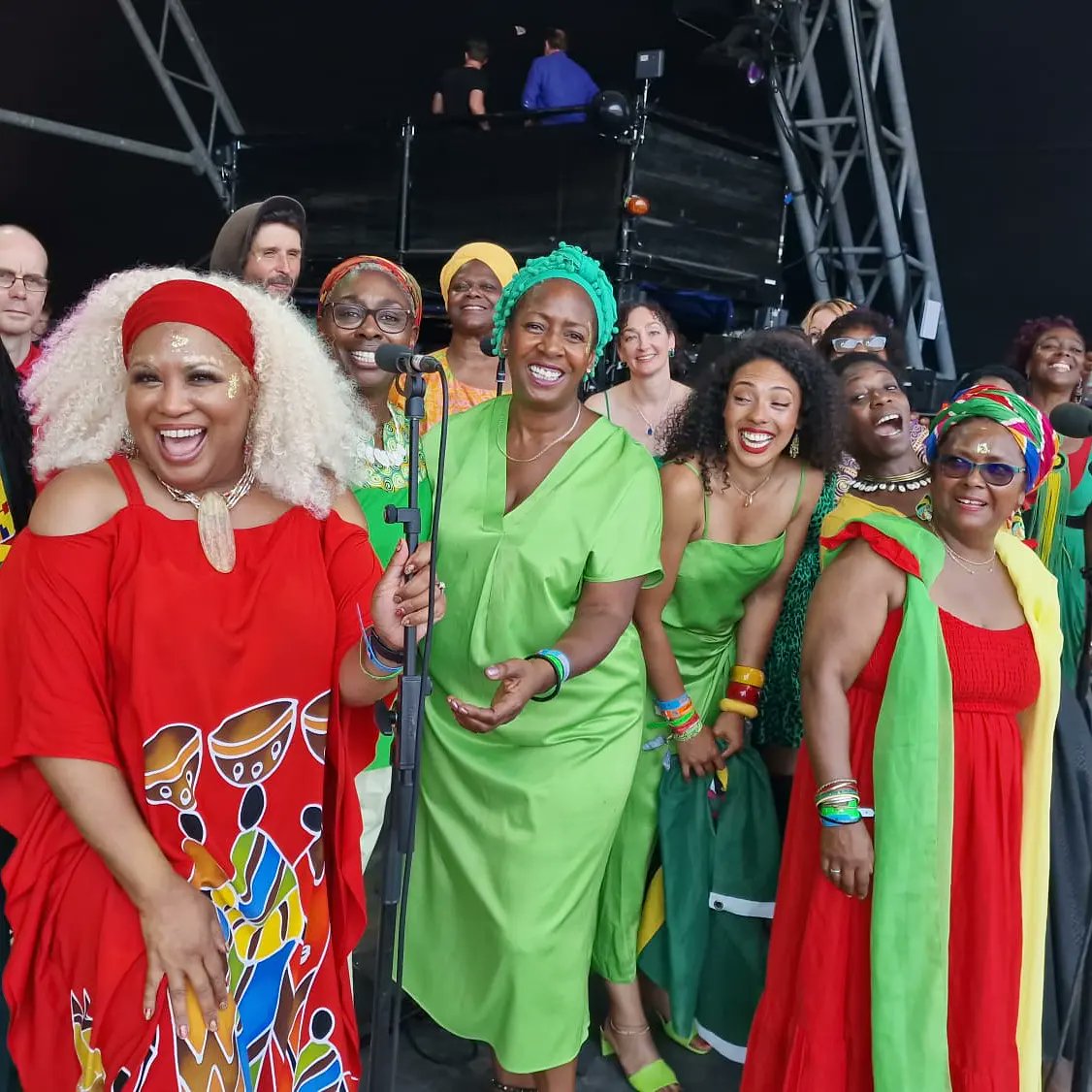 We are still buzzing from our performance on Sunday. We are so proud to be able to represent the Windrush Generation and celebrate the amazing Black British contribution to our country Head to 2hrs15mins at this link bbc.co.uk/iplayer/episod… to see what the BBC broadcast about us