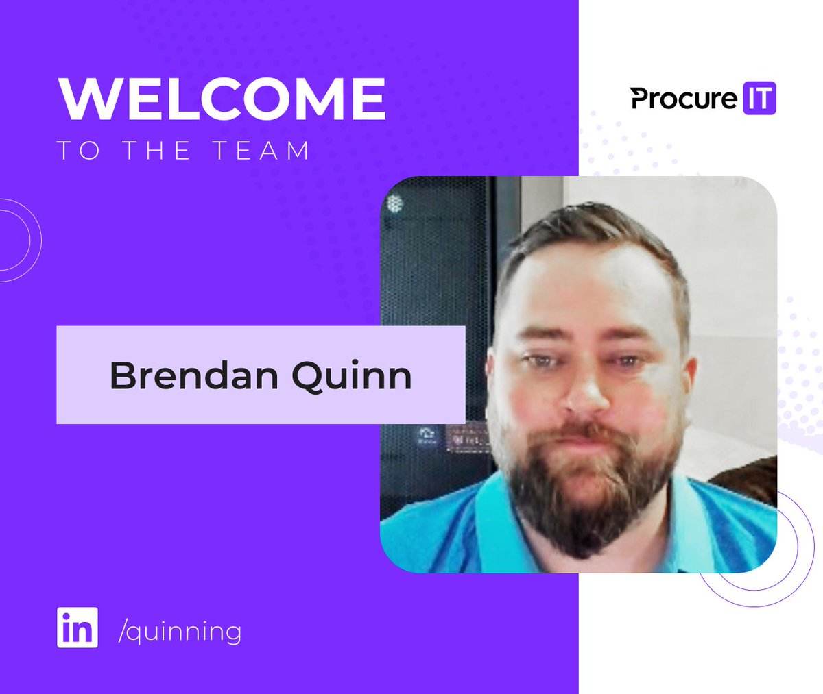 🔥 Join us in welcoming Brendan Quinn, our newest IT Consultant, to the Procure IT team! 🔥

We're thrilled to have Brendan as part of the Procure IT team, and we can't wait to witness the positive impact he will bring to our clients.

Read more: procureit.com/blog-posts/pro…