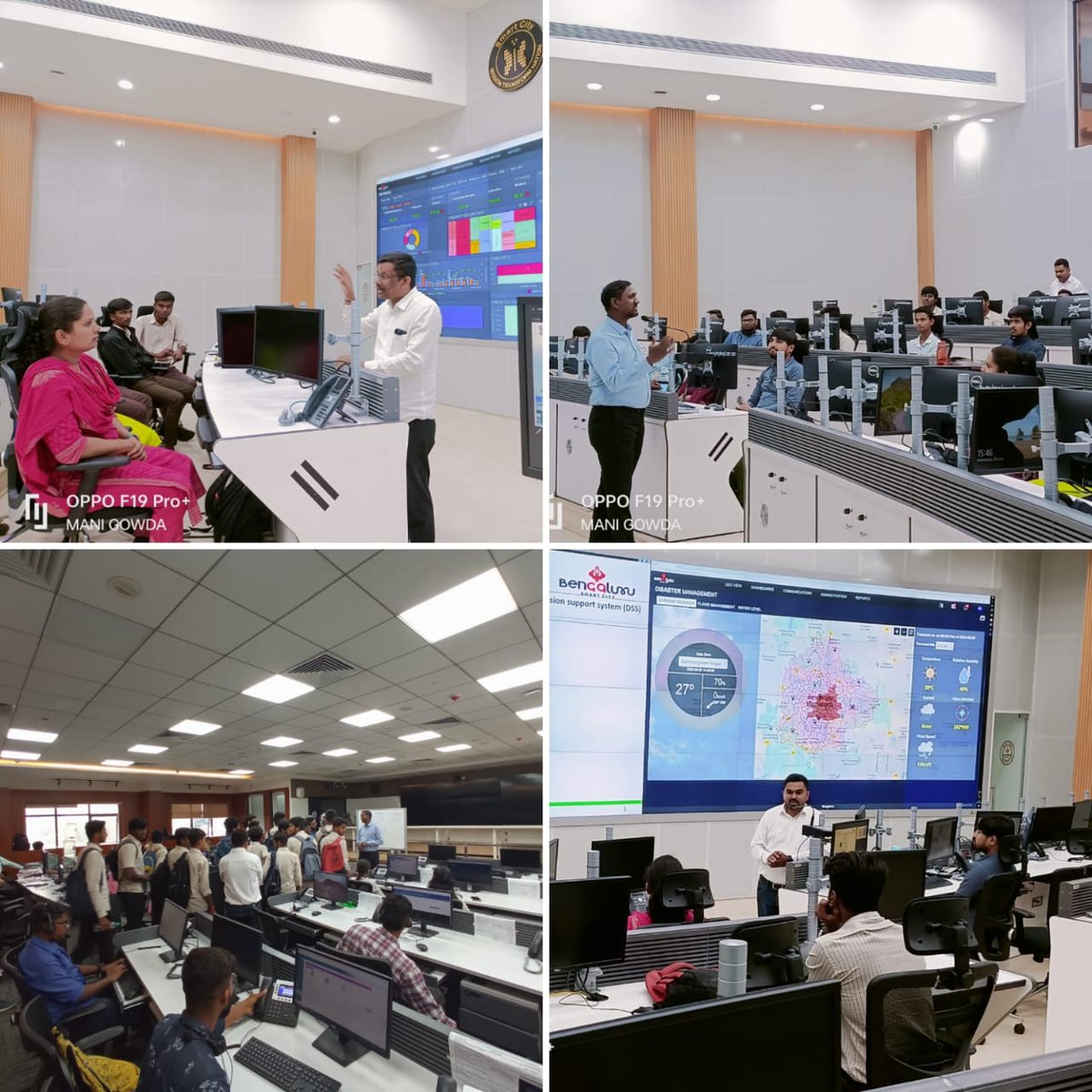 Bengaluru Smart City celebrated the 8th anniversary of Smart City Mission at @ICCCBengaluru . Students of Sri Jayachamarajendra Govt Polytechnic College were sensitized on various initiatives of @BLRSmartCity @BBMPCOMM #CMofKarnataka #DCMofKarnataka #SmartCities_HUA