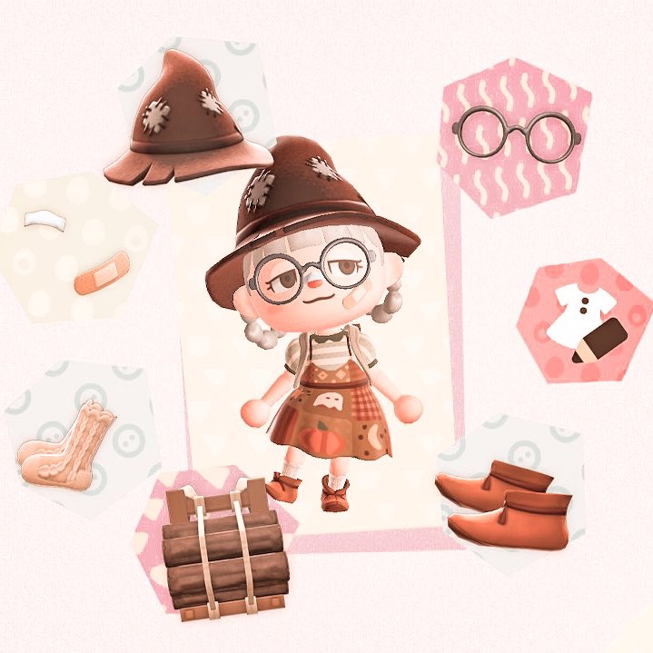 beawiitch's tweet photo. ootd 🎃 can we skip summer and go straight to spoopy season pls #acnh https://t.co/zVTtZq9c7s