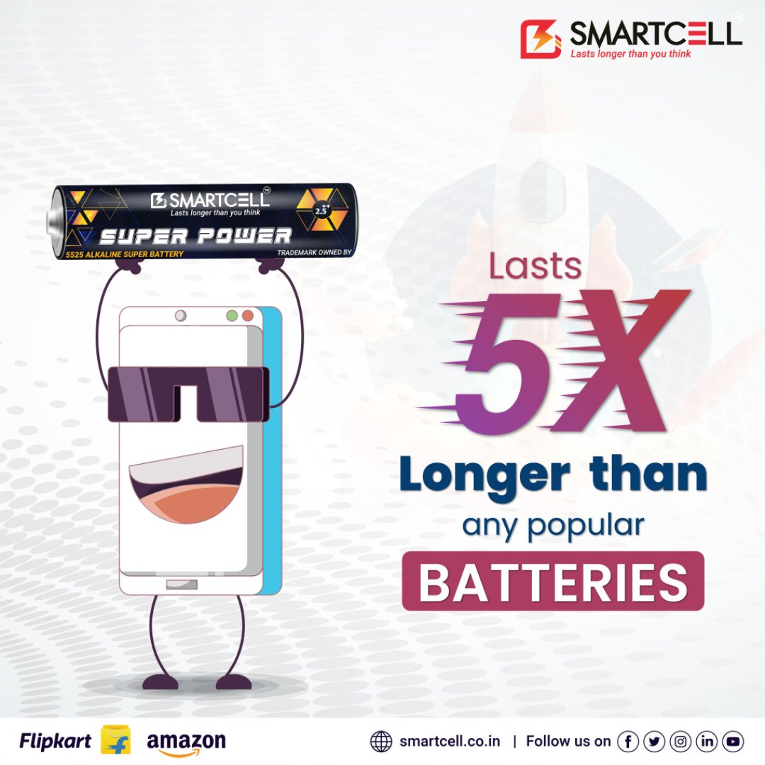 smartcellindia's tweet photo. Lasts 5x longer than any popular batteries.
.
.
.
Order now:-
https://t.co/A8VIyfieGy

https://t.co/GpmXR54Pqv

#fathersday #cell #battery #SmartcellBatteries #QualityMaterials #ReliablePower #SafeBatteries #LongLasting
#EnergyEfficient #filpkart https://t.co/ySECvcI3NT
