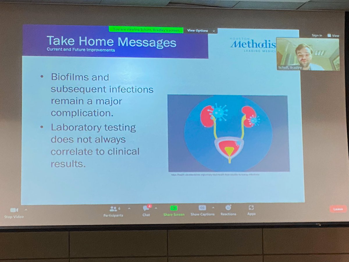 RRGonzalezMD's tweet photo. 🤯Eye-opening presentation by @Uro_Schott Bradley Schott MS4 Physicianeer @TAMUEnMed about #Bioflilms in #urology. Lots of room to innovate s as d improve outcomes. @UroResidency 👀 out. Future star 🤩 to follow. #medEd @rosekhavari @KKseattle @HMethodistUro @DrRajSat https://t.co/kY8Ql5BXSA