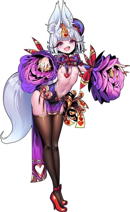 白髪狐って魅力的です❤🦊 