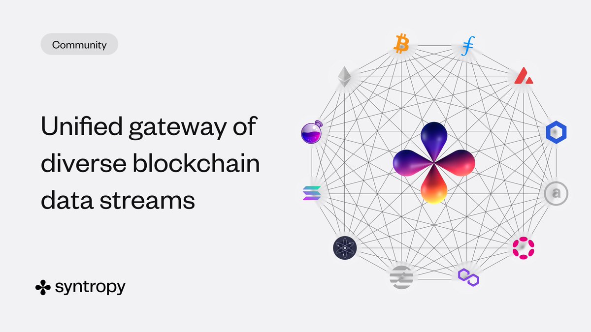 The power of Syntropy's Data Availability Layer lies in its versatility 🔀 

It supports endless #blockchain ecosystems, enabling a unified gateway for developers to interact with diverse blockchain data streams ⛓️

<a href="/Aptos_Network/">Aptos Network (has moved to Aptos!)</a> is just the start, so stay tuned!