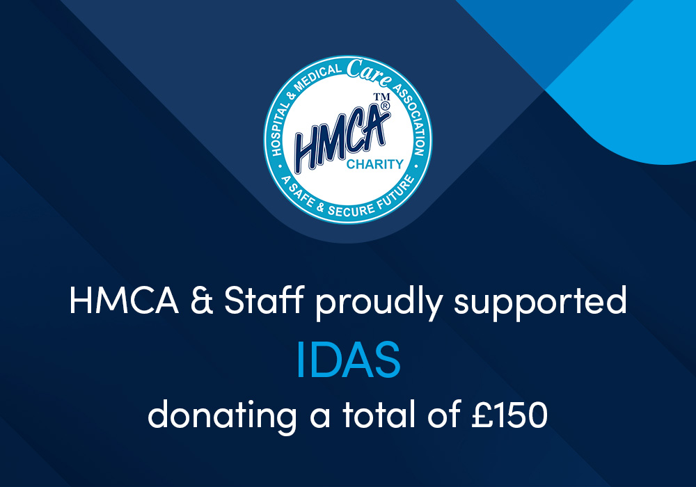 Through staff fundraising, HMCA raised and donated £150 to IDAS.