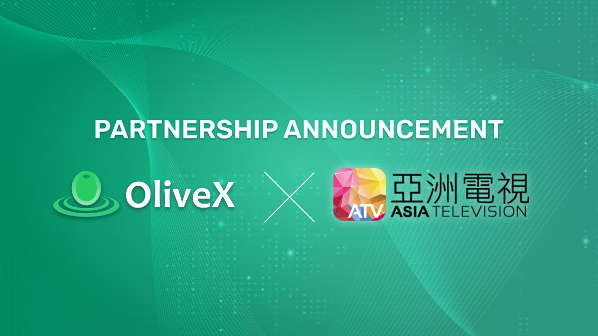 #OliveX is proud to announce a new strategic partnership with Asia Television(ATV)! 

⚡️Asia Television Limited was established in 1957 and has a history of 66 years and is the first Chinese-language television station in Greater China and even the global Chinese community.

We