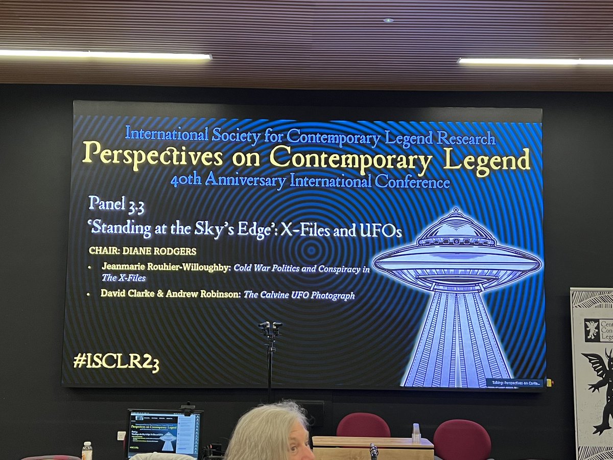 Ooooooo. I (<a href="/PerryCarpenter/">Perry Carpenter</a>) am an absolute X-Files fanboy. My wife and I used to have a “do not call us while the X-Files is on” rule that we were sure to let our friends family know. Calls would be  unanswered or answered extremely rudely!

#isclr23 <a href="/ISCLR/">Contemporary Legend</a> <a href="/Centre_4_Legend/">Centre for Contemporary Legend</a>