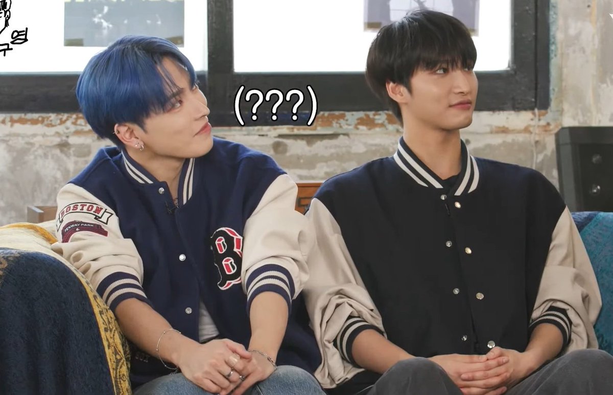 The way Seonghwa is not moving an inch meanwhile Hongjoong can't sit still shahgash