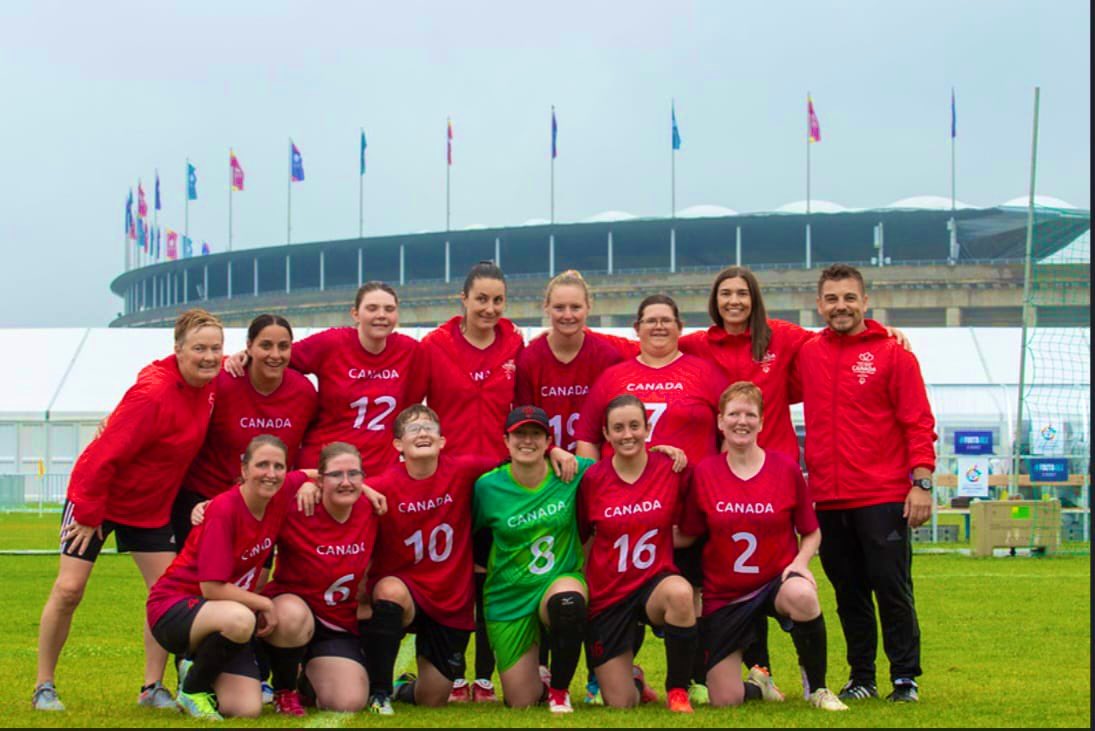 Experiencing the @SOWG_Berlin2023 with the @SpecialOCanada Women’s Soccer Team was an absolute dream! Being the first ever Women’s Soccer Team to represent Canada at a Special Olympics World Games was huge and then to take home a🥉medal, made it even more special! #SOTeamCanada23