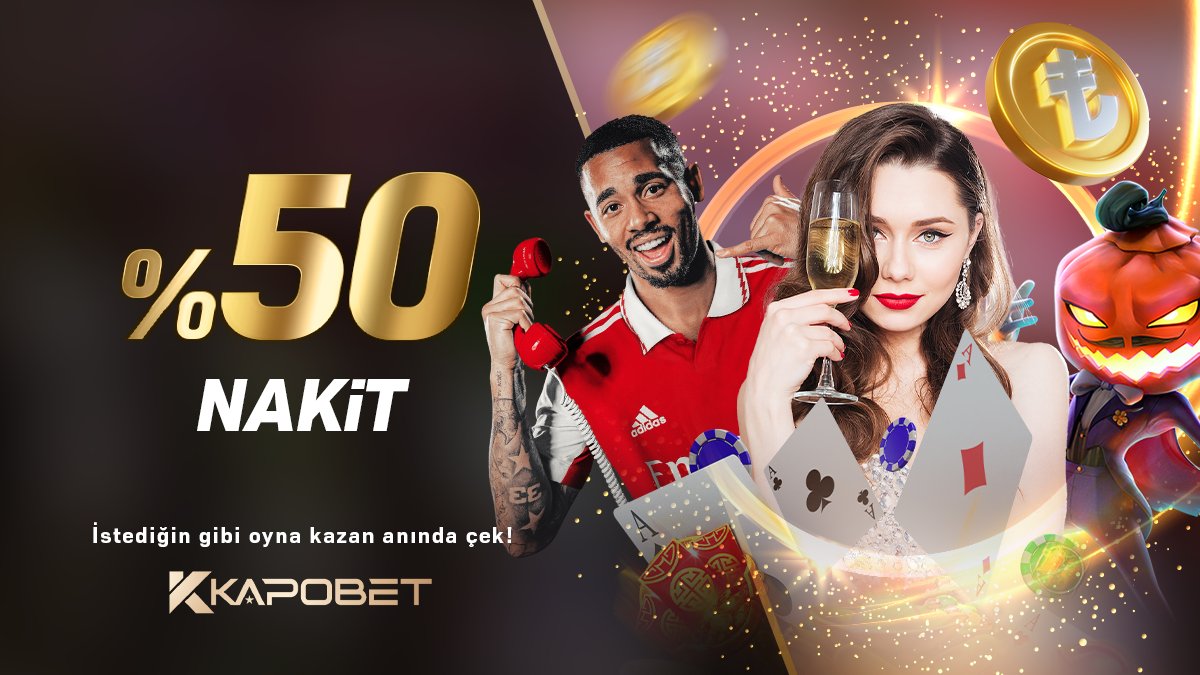 kapobet's tweet photo. Bayram tadında promosyon!
%50 Nakit promosyonumuz siz değerli üyelerimizin yoğun isteği üzerine sitemize entegre edilmiştir.
💰Hemen üye ol, yatırım yap, nakit ana bakiyeni kap.
✅KAPOBET GÜNCEL GİRİŞ  https://t.co/mj3lnGlQQk https://t.co/UrVQxrFEqW