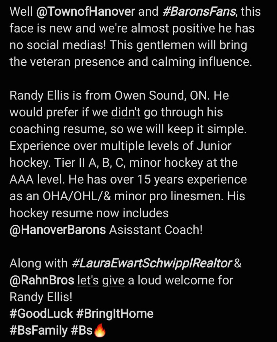 Hanover Barons tweet media