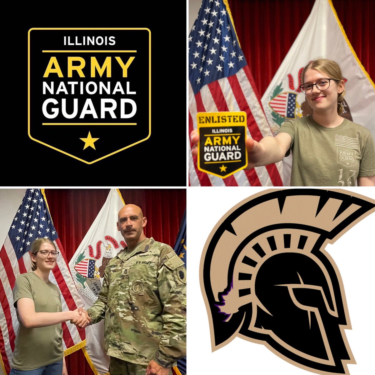 Please join me in welcoming the newest soldier of the Illinois Army National Guard! #sycamoreil #sycamoreillinois #nationalguard #MondayMotivation #Motivation