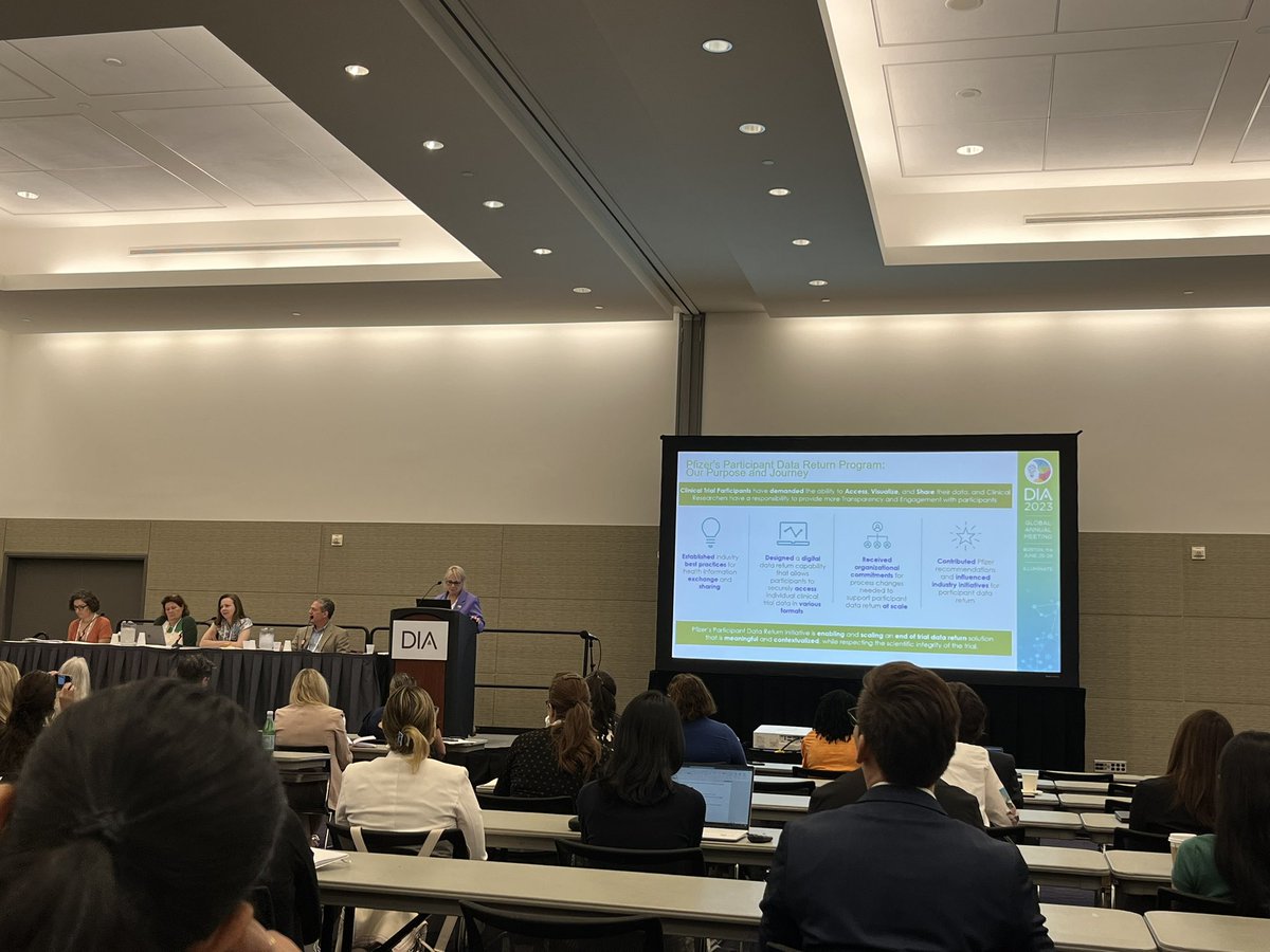 Session303 Returning indiv. participant  data: Why is it so hard to give ppl their data back so they can use it in their own healthcare?! Trials don’t happen in a vacuum and separate from ppl’s lives. 

@DrugInfoAssn #DIA2023