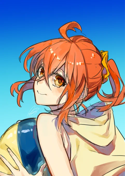 夏の活発美少女