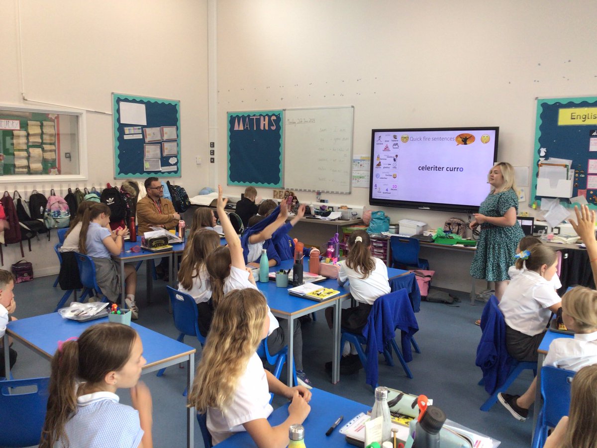 Today, we welcomed <a href="/sutekh69/">Dr Mike Beer</a> from Exeter Uni to YFPS, to see our Latin lessons in action.  Dr. Beer, who works for ‘Classics for All’, and has provided training for staff, was very impressed with the children’s enthusiasm for Latin, and the application of their knowledge.