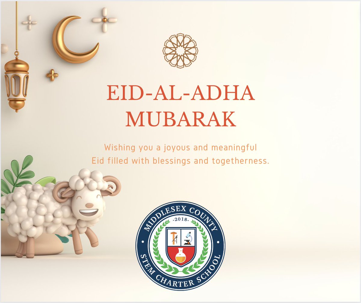 tweetMCSCS's tweet photo. 🌙🐑 Eid Mubarak to all who celebrate! 🌙🐑
We extend our warmest wishes to all those celebrating. May your homes be filled with joy, peace, and prosperity. 
#EidAlAdha #blessings #EidMubarak2023 https://t.co/7E5MavJssI