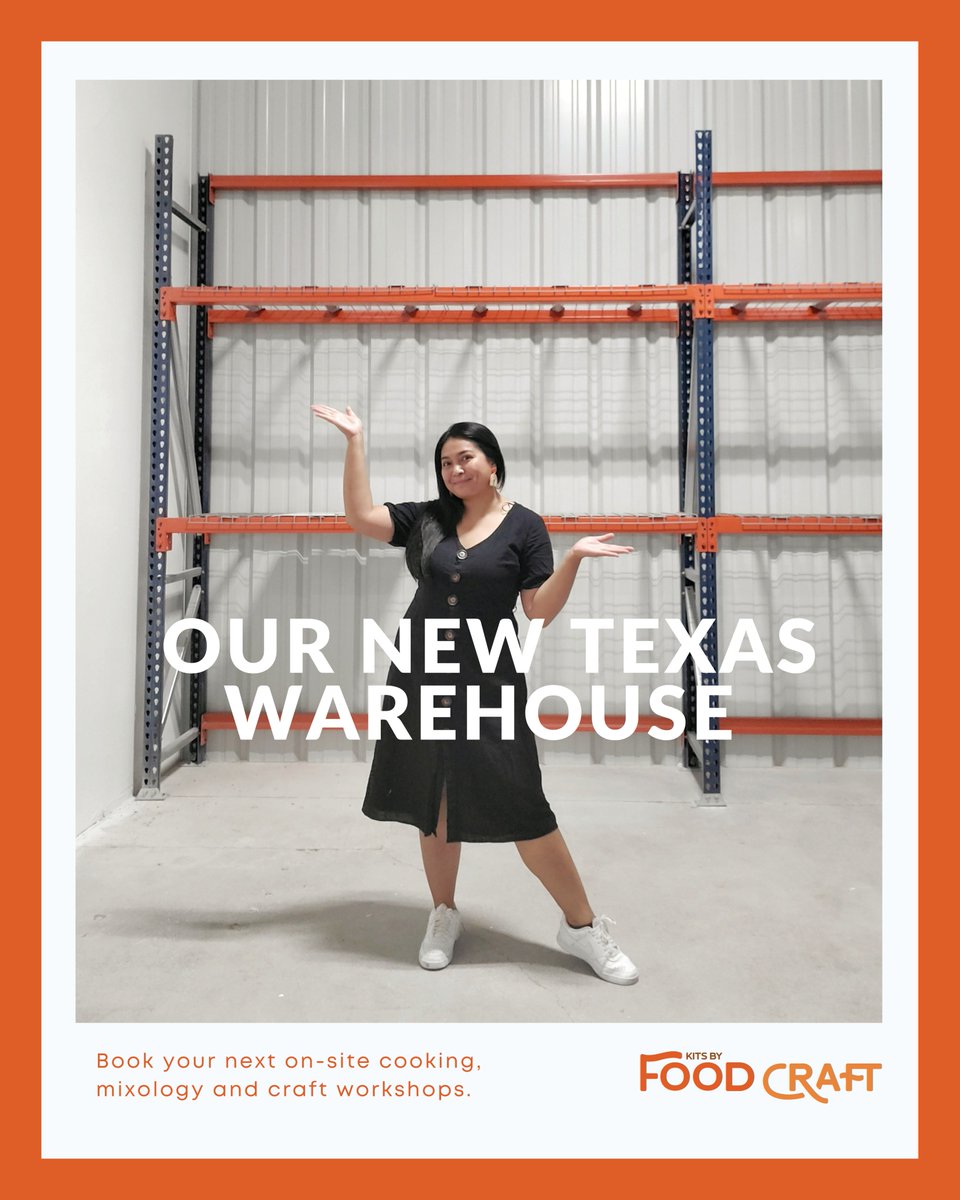 foodcraftnyc's tweet image. Howdy Texas! 🇨🇱

While we continue to have a team in NYC, our kit fulfillment will now be based in North Texas!

This is definitely the beginning of our bigger vision and can't wait to introduce our new fulfillment operations team! 👋🧡

#foodcraft #foodcraftnyc #foodcrafttexas