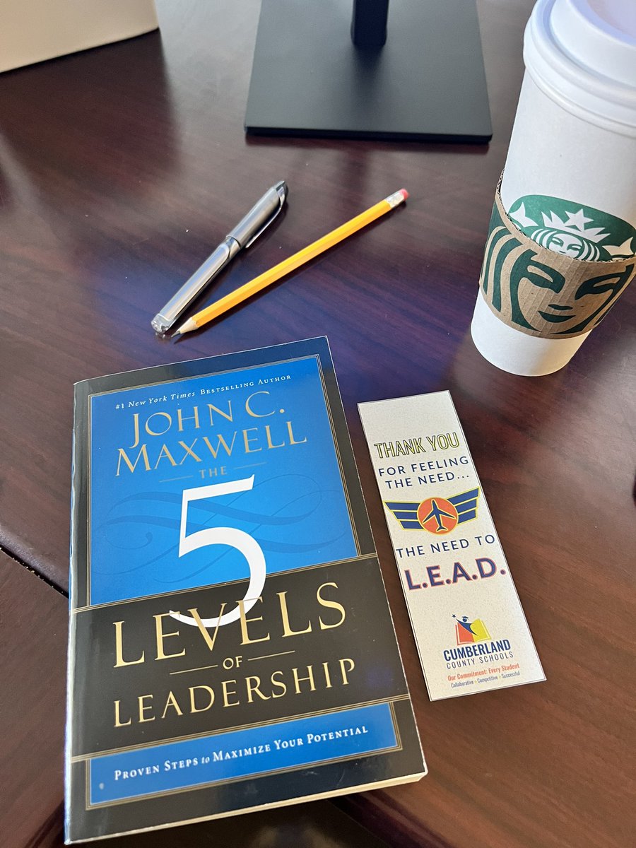Ready to dig into this book and maximize my potential! 🫶🏻 #beepbeep #levelupleadership 
#CCSLEAD @LaShandaCarver1  @TonjaiRobertson @ccssecondaryed