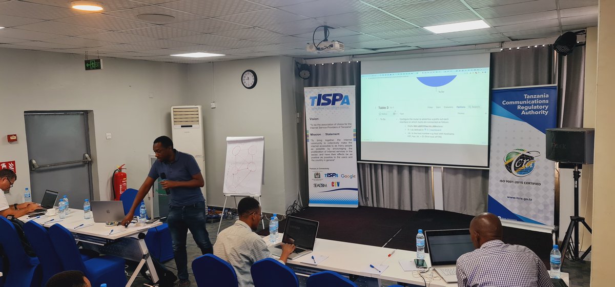 tispaixp's tweet photo. DAY. 3: All hands on deck 🔥 IPv6 Workshop Tanzania,  #Tanzaniaipv6workshopSponsored by: TCRA &amp; TISPA Supported by: AfRINIC .
@TCRA_Tz
@tispa_tix @AFRINIC https://t.co/4flSTCaBKH