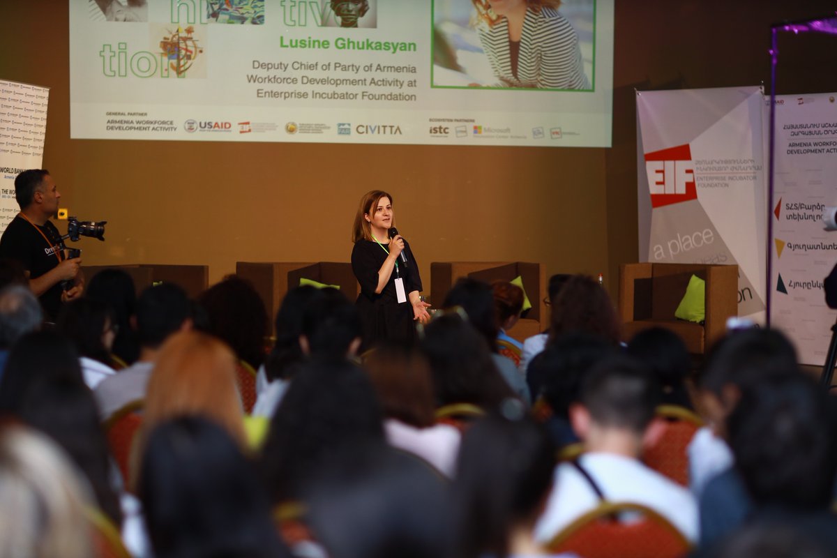 eif_hightech's tweet image. ♀️Այսպիսով Գյումրու տեխնոլոգիական կենտրոնում (ԳՏԿ) մեկնարկեց «Ձեռնարկությունների ինկուբատոր» հիմնադրամի (ՁԻՀ) կողմից կազմակերպվող «Կանայք տվյալագիտության մեջ․ ստեղծագործական ճանաչողություն» միջոցառումը։ 
#WiDS2023 #WiDSArmenia #CreativeCognition #WomeninData #WomenIndatascience