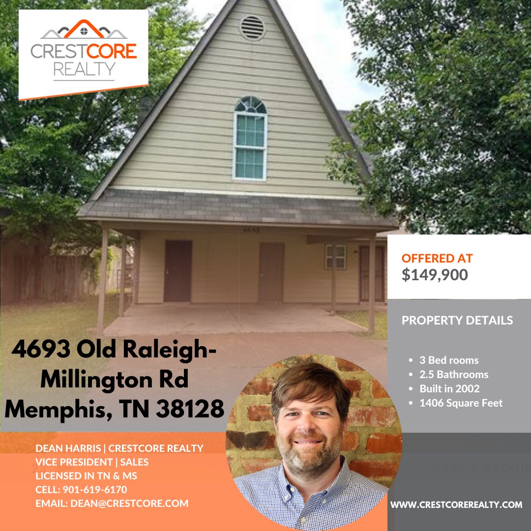 INVESTOR SPECIAL!!!! Don't miss this awesome 3-bedroom investment property! 

#realestate #realestateinvestment #Justlisted #entrepreneur #sold #broker #mortgage #homesforsale #ilovememphis #memphistennessee #Memphis