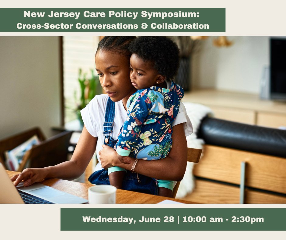 TODAY: Please join us for a virtual symposium on #NewJersey's care policies, from #ChildCare to #PaidFamilyLeave. This event is free to attend and open to all.

When: 10am - 2:30pm ET

Register here and spread the word: us02web.zoom.us/webinar/regist…