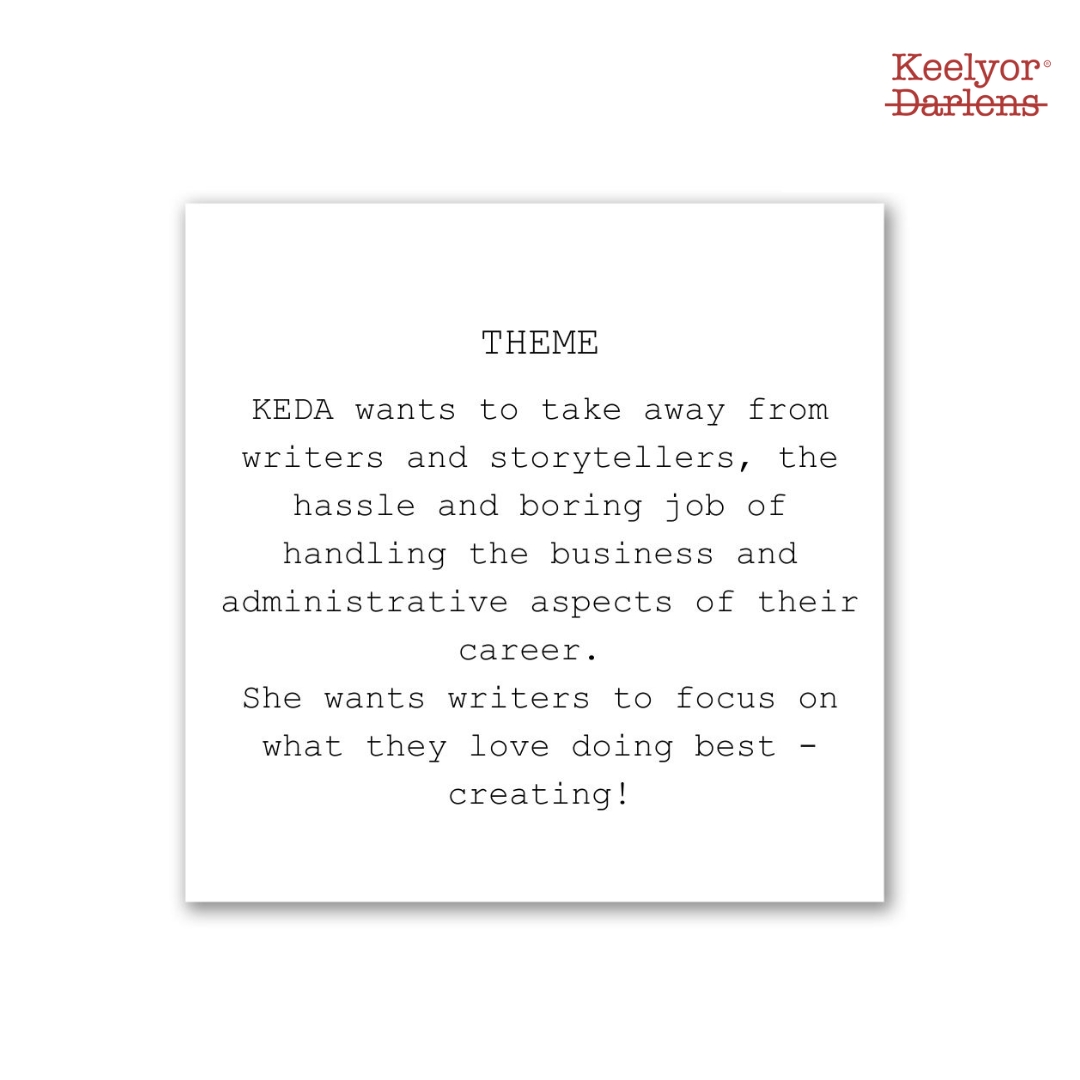 We are Keelyor Darlens (KEDA). Here to serve writers and storytellers✍. In need of representation? DM or Call us now, let's talk. 
#KeelyorDarlens #KEDA #nollywood #nollywoodwriters #nigerianwriterscommunity #nigerianstoryteller #nigerianstories #talentagencies #literaryagency