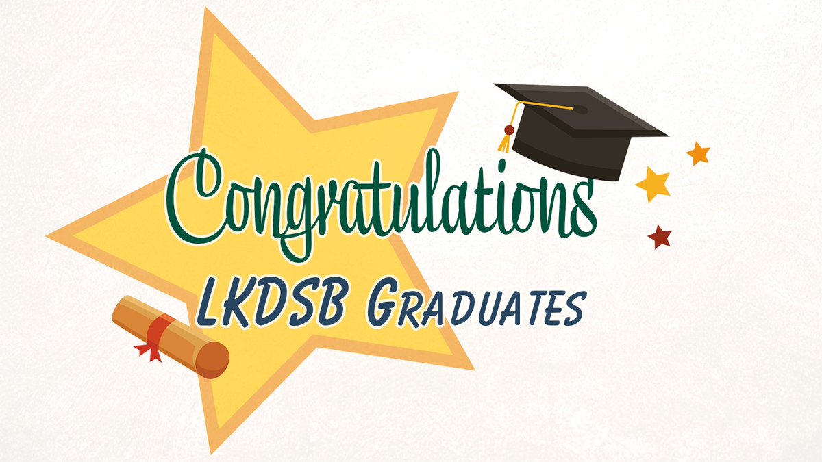 LKDSB Trustees and staff would like to congratulate the graduating class of 2023. We wish all graduates the very best as they take their next steps in pursuing opportunities to shape our world.