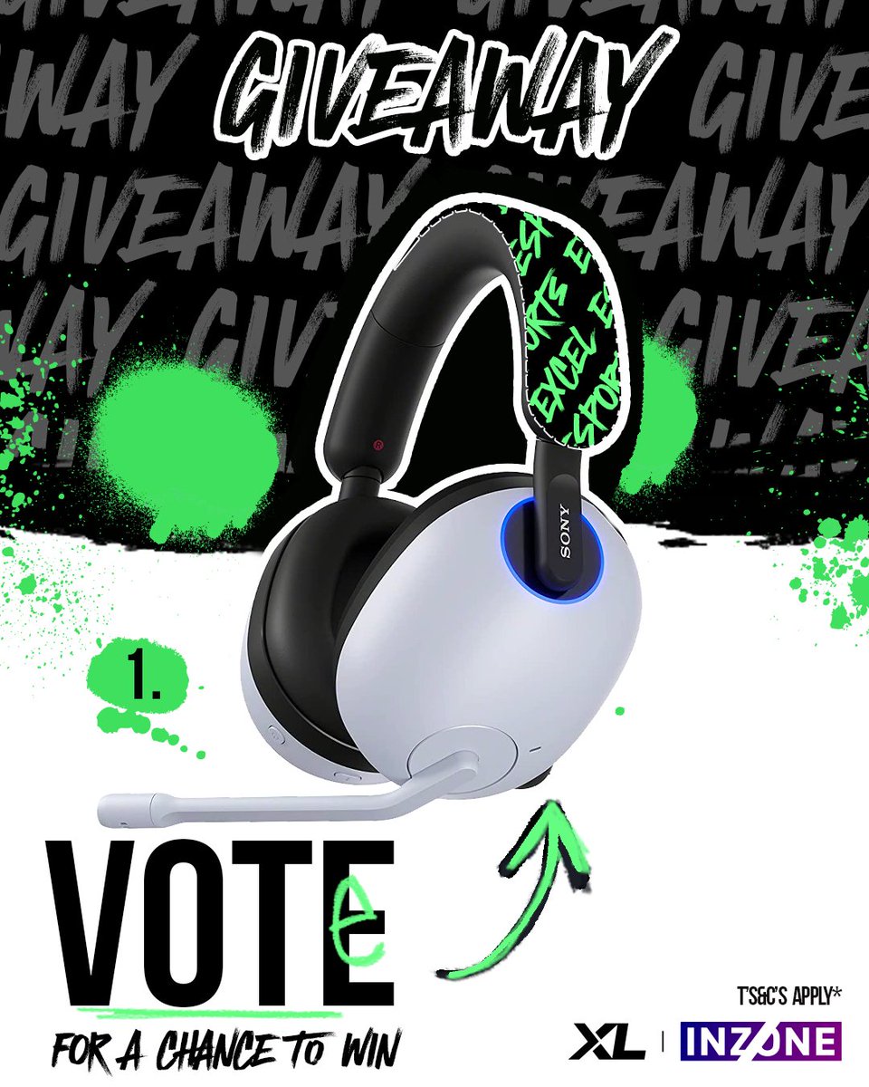 GIANTXLeague's tweet photo. 🚨3-0 CELEBRATION GIVEAWAY🚨

Thanks to @SonyUK  we have two epic EXCEL designed Sony INZONE H9 headsets to giveaway 🎧

To participate:
✅ Like and Retweet
🗨️ Comment on your favourite design (1 or 2)

⏳Winner picked in 48 hours! https://t.co/1TzxFxXuY2