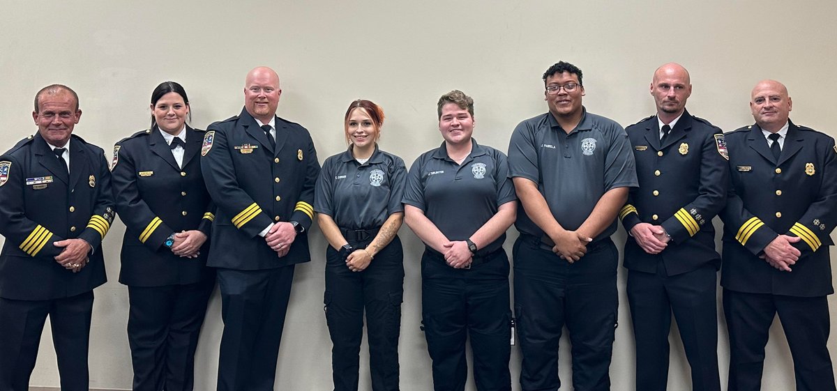 JoCoEmerServ's tweet photo. Please join us in congratulating our newest paramedic graduates from JCC. Nick Turlington, Juan Parrilla, and Erin Corson graduated June 27, 2023.
We look forward to them transitioning in to their new role as ALS providers in our system. Congratulations!
#JoCoReady #EMS https://t.co/sJoS8wZQX1