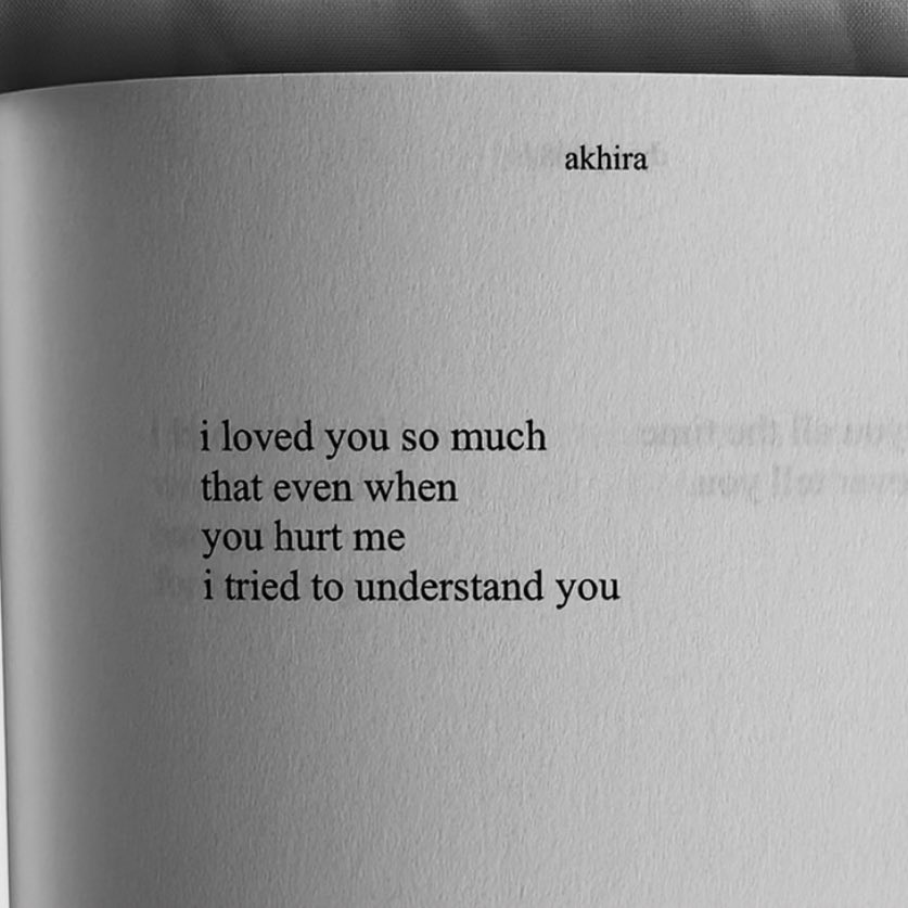 i loved you...