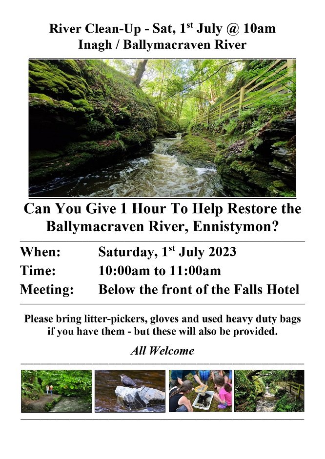 River clean up in ennistymon this Saturday