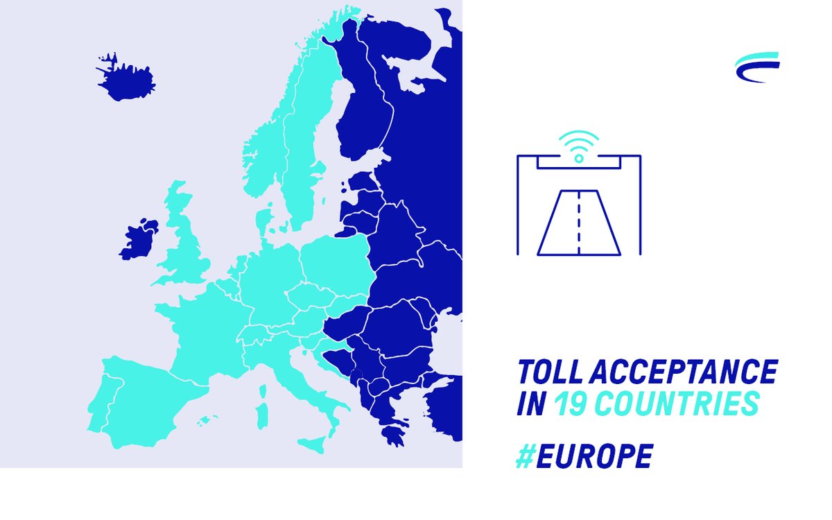 Convenient &amp; easy throughout Europe - with the LOGPAY toll service. 🚚🌍  In 19 countries, tolls can be easily processed with the country-specific toll box in combination with the LOGPAY card. In 10 countries, payment is also possible through EETS. #toll #fleetmanagement