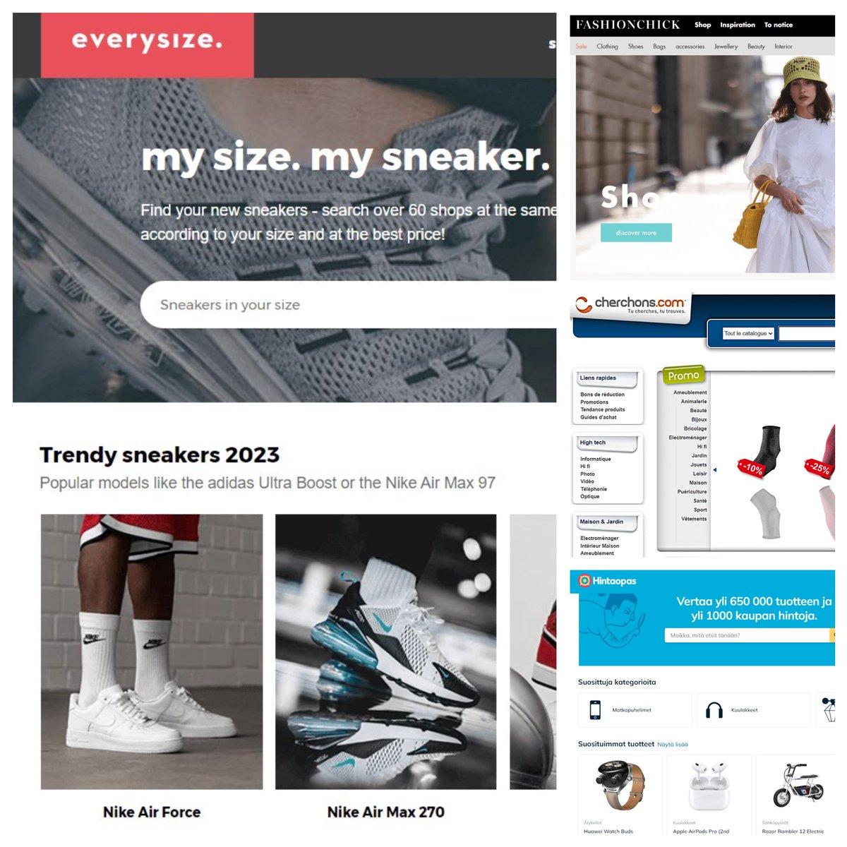 Expand the revenue sources for your #Shopify store. Discover the latest preconfigured feed templates for #Hintaseuranta, @Hintaopas_FI, @FashionchickUK, #Comparer, #ePRICE, @everysize_com, @Cherchons_com!

With @MulwiApp, dozens of your next shoppers are just a click away!