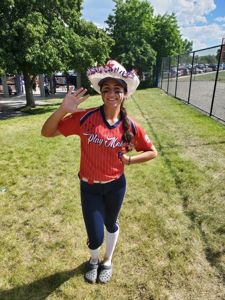 SoSiofele's tweet photo. 🤠 CHEEHOO HAT #2 🤠 goes to COMMITTED 2024 RHP/SLUGGER, BRYNNE NALLY, with the 3-run 💣 over the LF Fence to give her team the lead!! Way to go Brynne! 👐 #cheehoo #5sUp @TCSFastpitch @LBSUSoftball @ExtraInningSB @Los_Stuff @EFP_Solutions @tagupSoftball https://t.co/SErltira4b