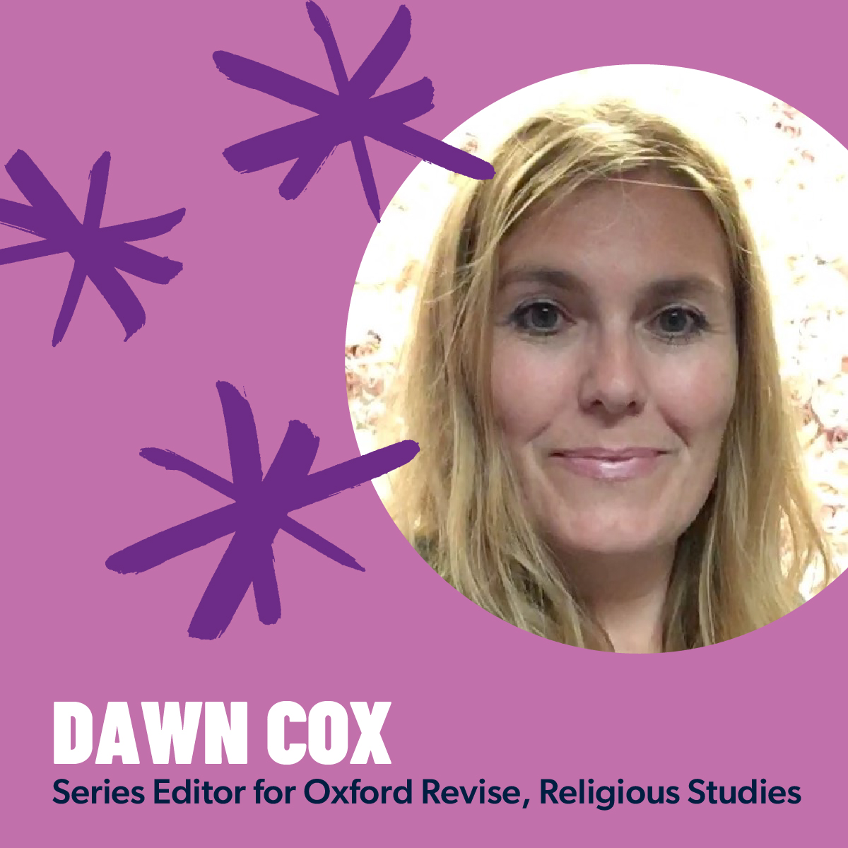 ⭐ Dawn Cox, Series Editor for #OxfordRevise Religious Studies ⭐

@missdcox #RevisionRevolution #TeamRE 

5/6