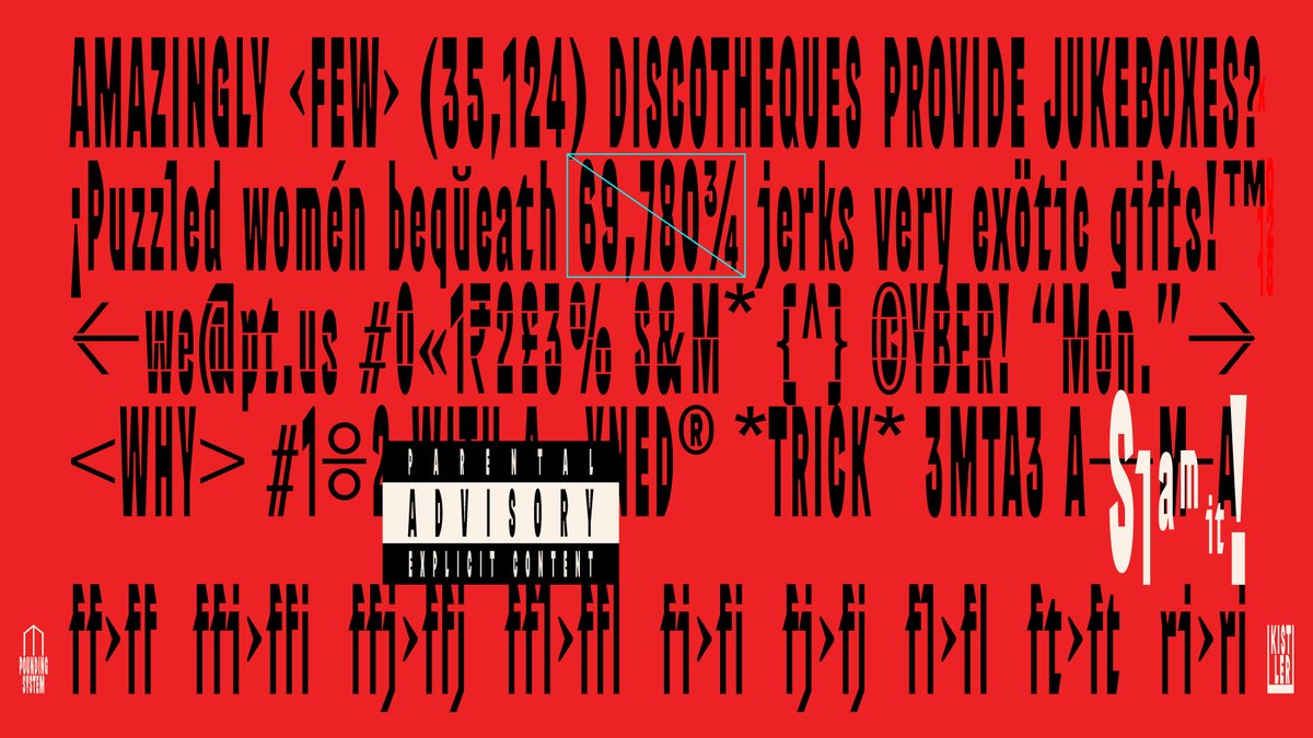 Hardcore by <a href="/shiva__n/">Shiva Nallaperumal</a> is all the way live 🔛publictype.us/fonts/hardcore <a href="/publictype_us/">Public Type</a>