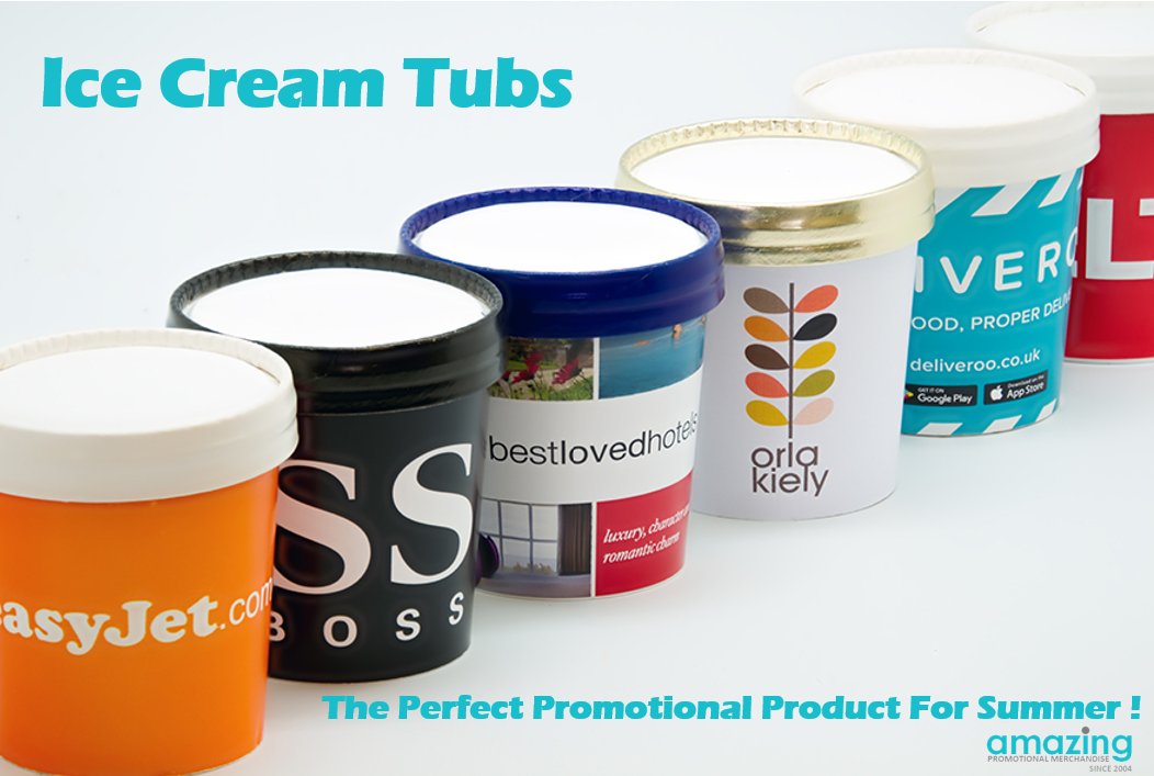 amazingpmuk1's tweet photo. Promotional Ice Cream Tubs! https://t.co/BqVvcxo7Ka