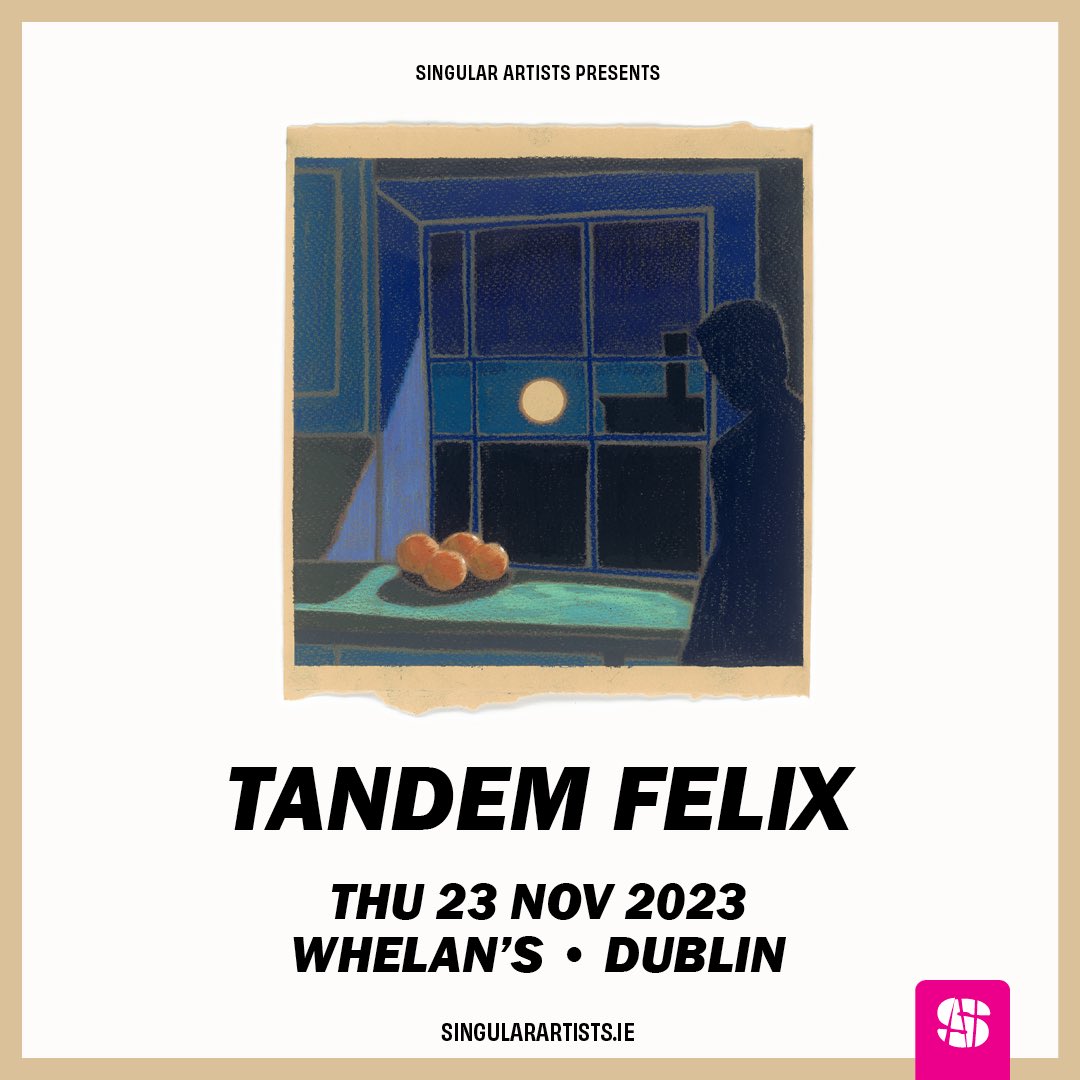 Tickets to the dublin show on November 23rd are available here! 🍊

singularartists.ie/show/tandem-fe…