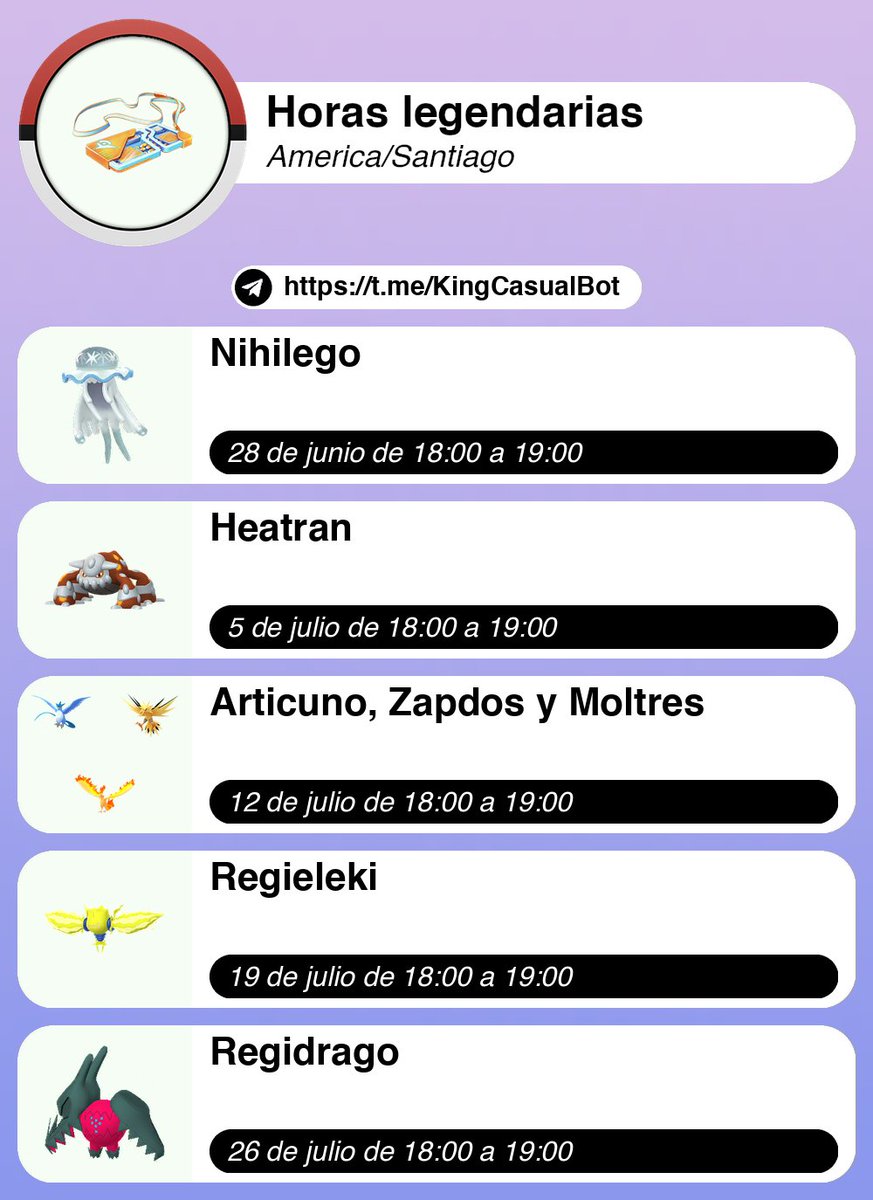Eventos Pokémon GO (Santiago) tweet media