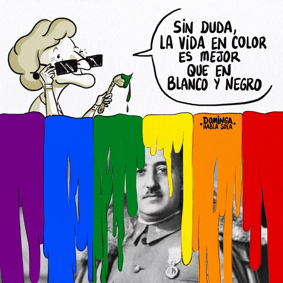 Esto va de derechos humanos, va de igualdad, va de democracia, va de no retroceder en todo lo que hemos conseguido con esfuerzo y sufrimiento de muchos, va de seguir avanzando, va de respeto. 

#diadelorgullolgtbi 
(Mini hilo👇🏼)