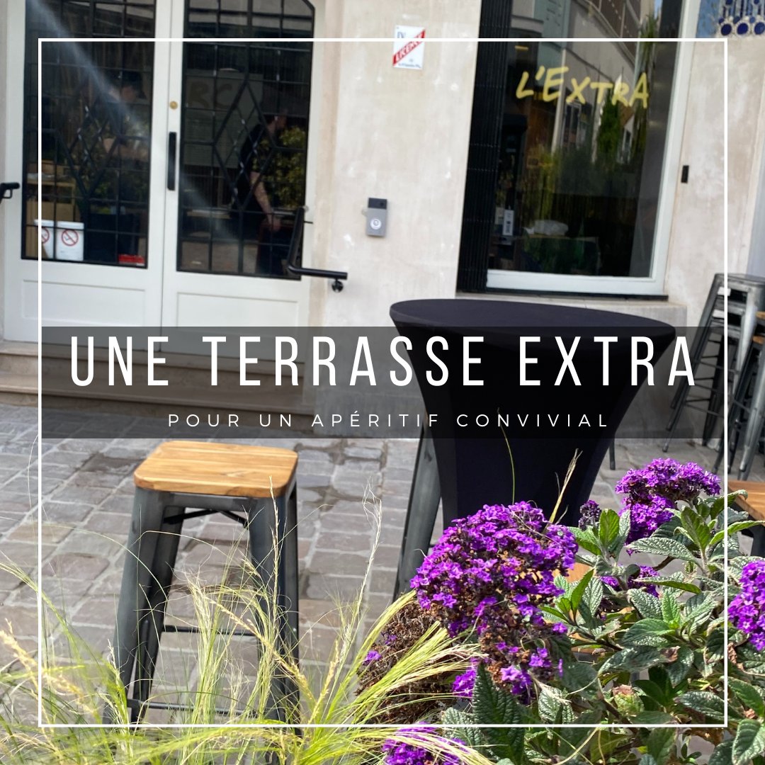 ✨[PARTAGE]✨

Vous souhaitez profiter d'un moment en famille, entre amis ou entre collègues ?😍

Nous avons LE lieu qu'il vous faut ! A L'ExtrA, il est possible de s'installer en terrasse pour prendre un apéritif grâce à notre offre unique, tout en profitant des beaux jours !🌻