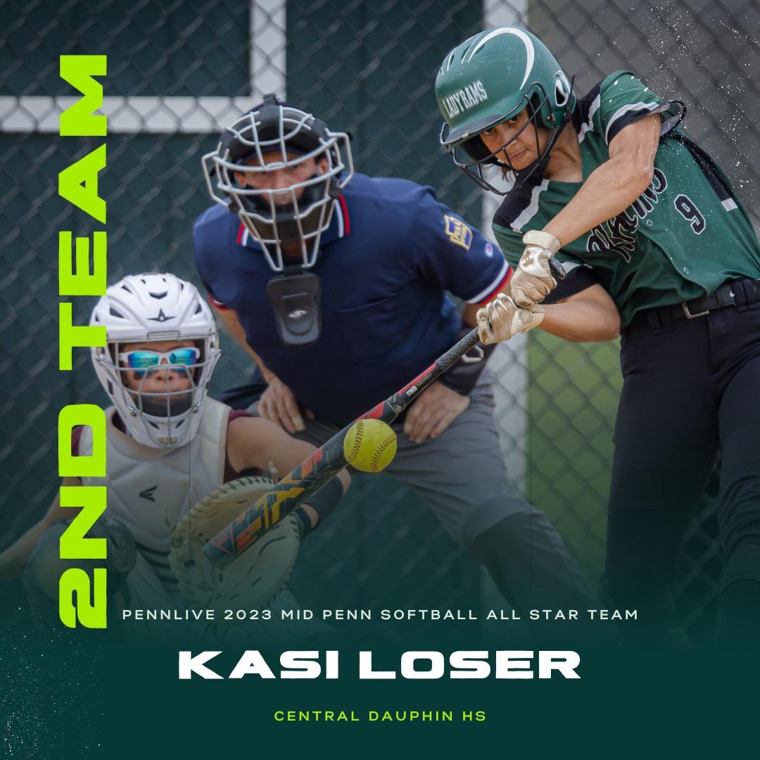 CONGRATULATIONS to Kasi Loser for being named to the PennLive Mid Penn All Stars SECOND TEAM!  #HornsUp @KasiLoser