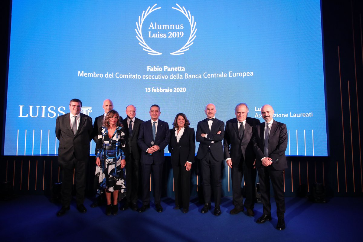 Luiss Alumni Network (@laureatiluiss) on Twitter photo Congratulazioni a Fabio #Panetta, laureato #Luiss in Economia e commercio e Alumnus dell'anno 2019, indicato dal Consiglio dei Ministri come Governatore della <a href="/bancaditalia/">Banca d'Italia</a>. Buon lavoro 👏 Congratulazioni a Fabio #Panetta, laureato #Luiss in Economia e commercio e Alumnus dell'anno 2019, indicato dal Consiglio dei Ministri come Governatore della <a href="/bancaditalia/">Banca d'Italia</a>. Buon lavoro 👏