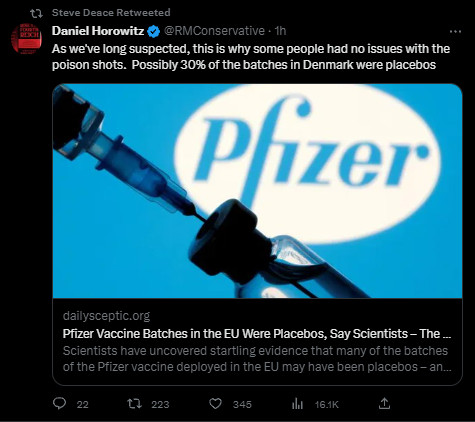 bad_takes's tweet photo. everyone keeps saying that the vaccines didn't kill people but what if i just said there were placebos. don't forget to buy my antivax book https://t.co/MH7jZf61w5