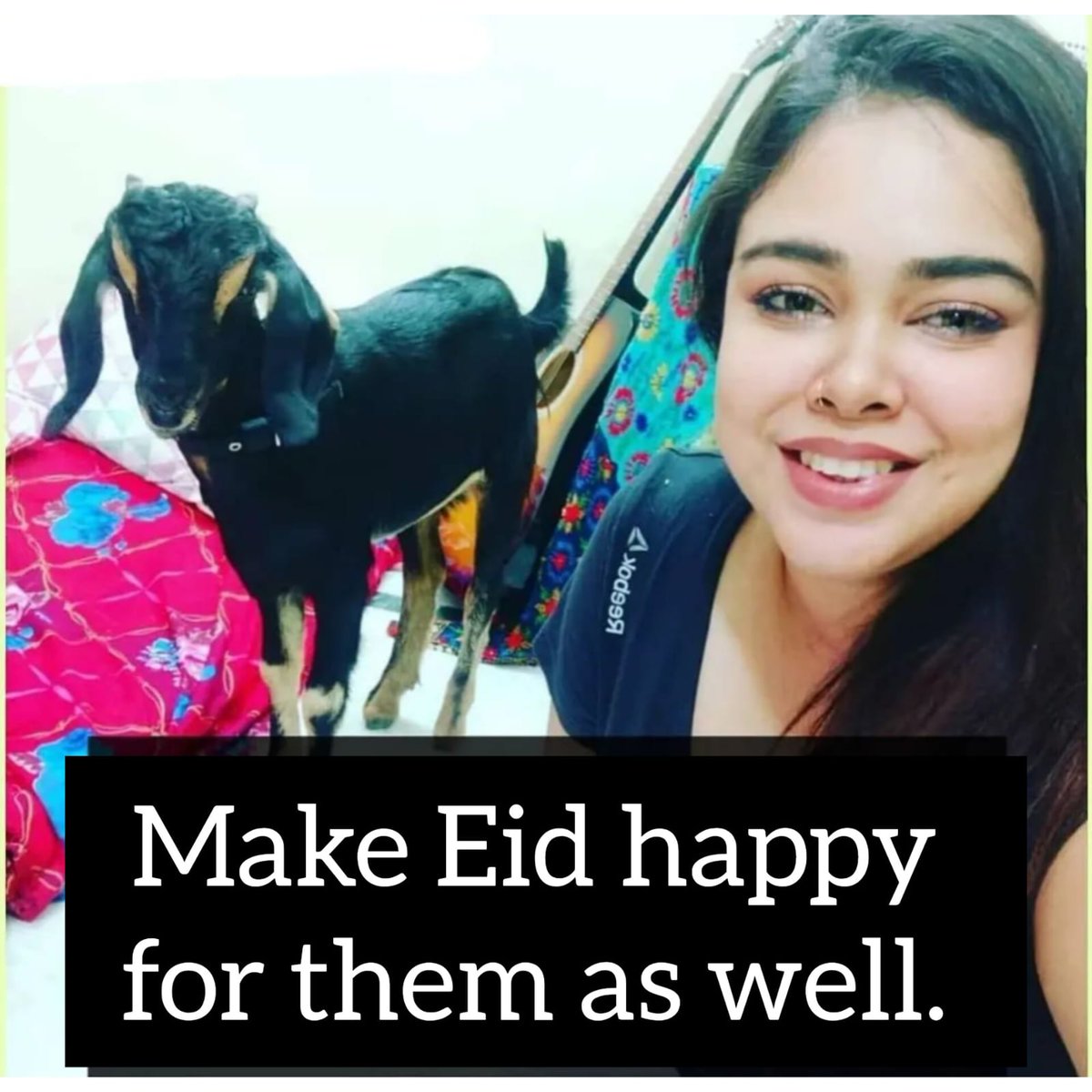 kalraiya_surbhi's tweet photo. Devotion is a sweet emotion towards something. Let’s respect each other, and donate clothes and cruelty-free food to spread that sweet emotion as opposed to sacrificing animals.
#StopAnimalSacrifice
#GoVegan https://t.co/abtP0HbtP1