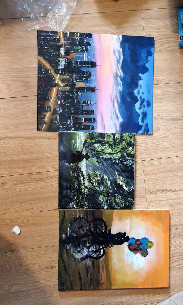 🥳We celebrated 3 birthdays last week within the group!

👏Special mention to our PhD student Roofiya who is also a talented artist! Pictured are 3 paintings she completed in only one day!
