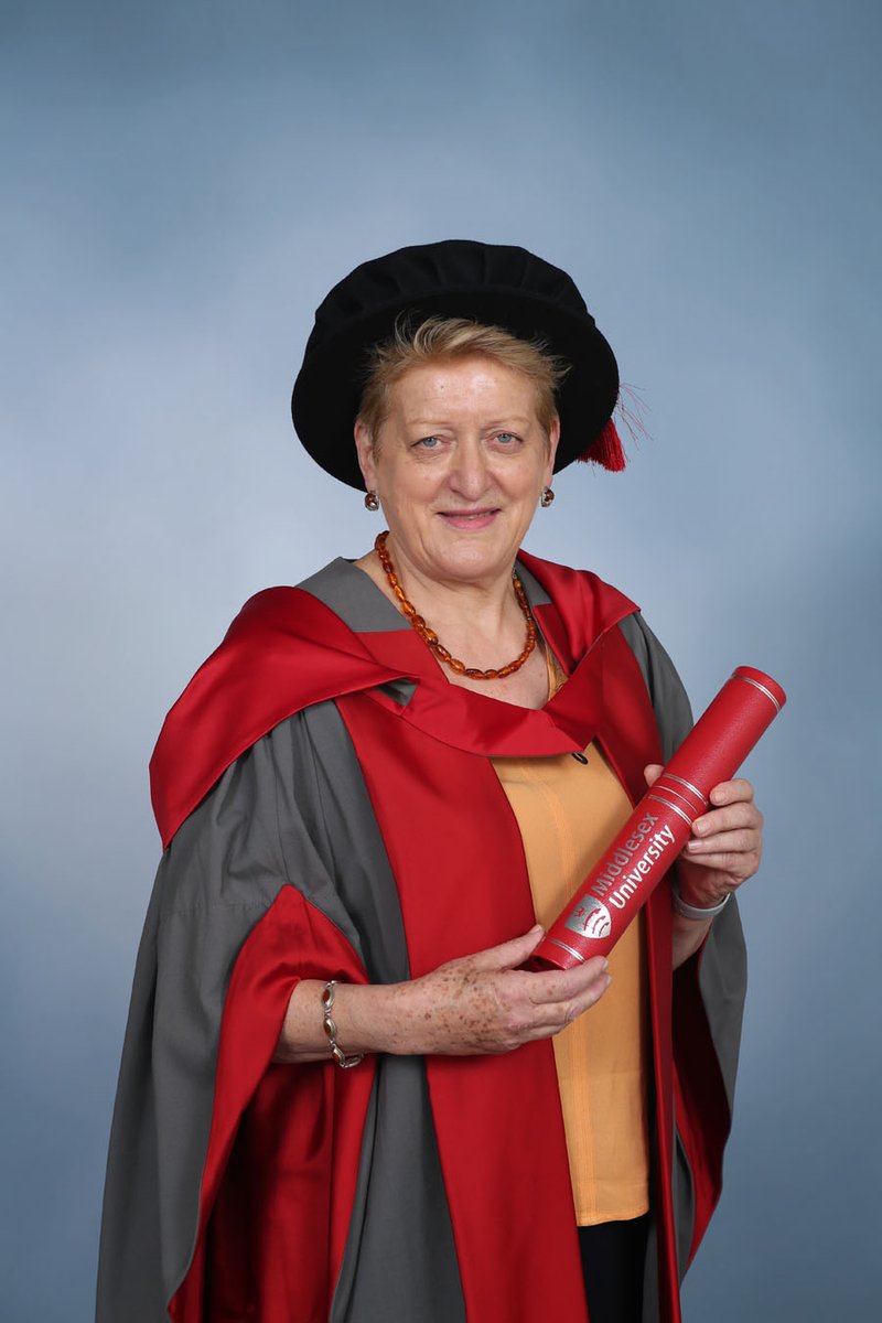 MiddlesexUni's tweet image. “I’m thrilled to bits, and honoured to receive this award.” We’ve recognised the achievements of Sharon Grant with an Honorary Doctorate 🎉 In her career @London74Grant has worked on public health, social care, inclusive political engagement and minority cultural arts 🎓 #MDXGrad