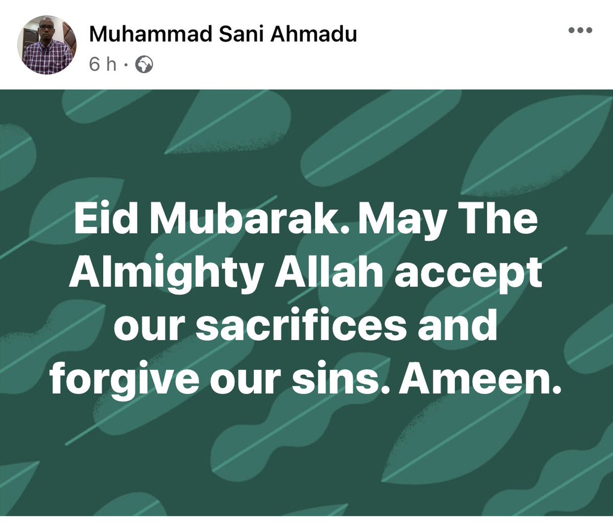EID MUBARAK….
Background photo credits: Facebook.