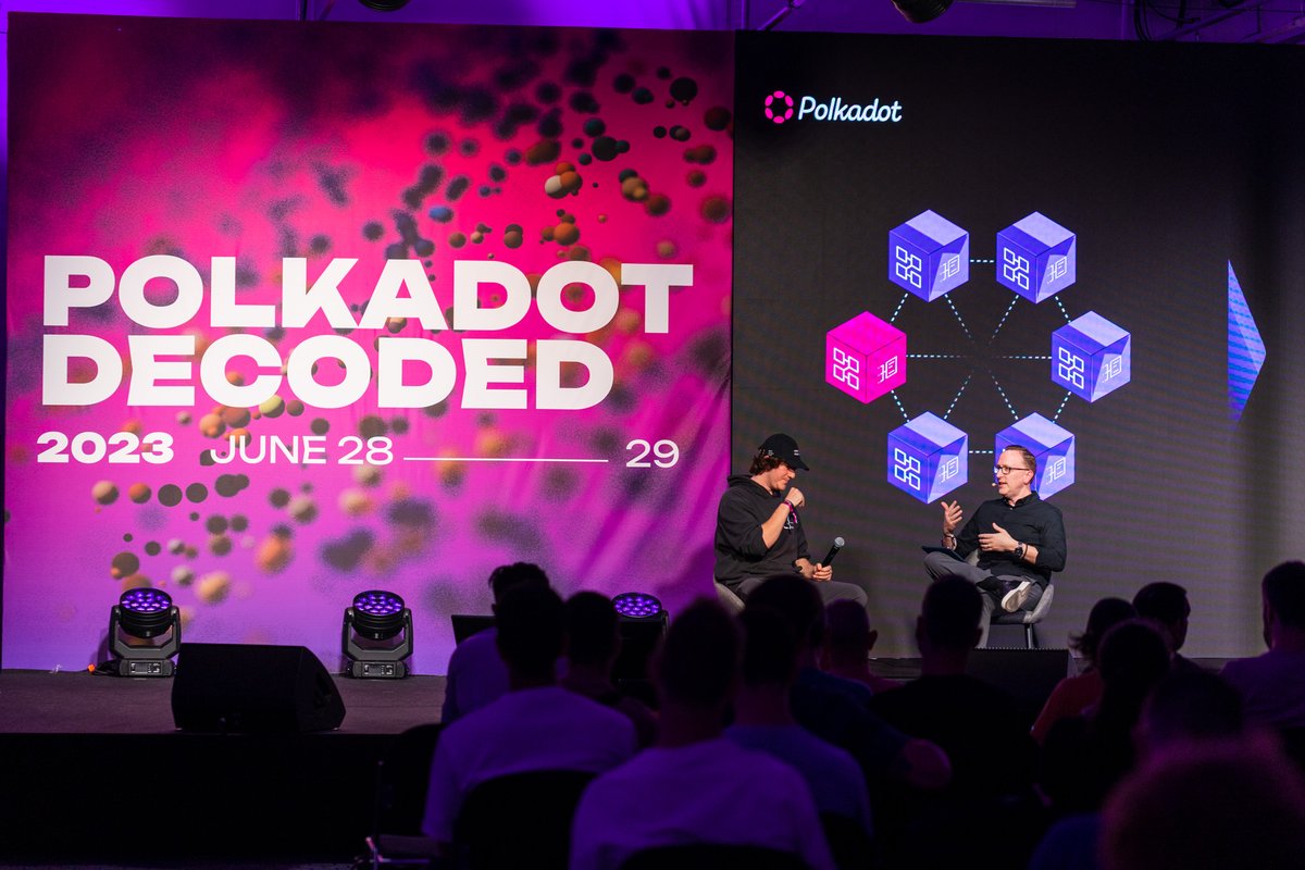Earlier today at #PolkadotDecoded: Polkadot founder <a href="/rphmeier/">rphmeier</a> and <a href="/paritytech/">Parity Technologies</a>'s Steve Stover in a panel discussion "From Blockchain to Blockspace".

Curious why blockspace is the key to unlocking the full potential of Web3? Learn from the thread below🧵⬇️ x.com/Polkadot/statu…